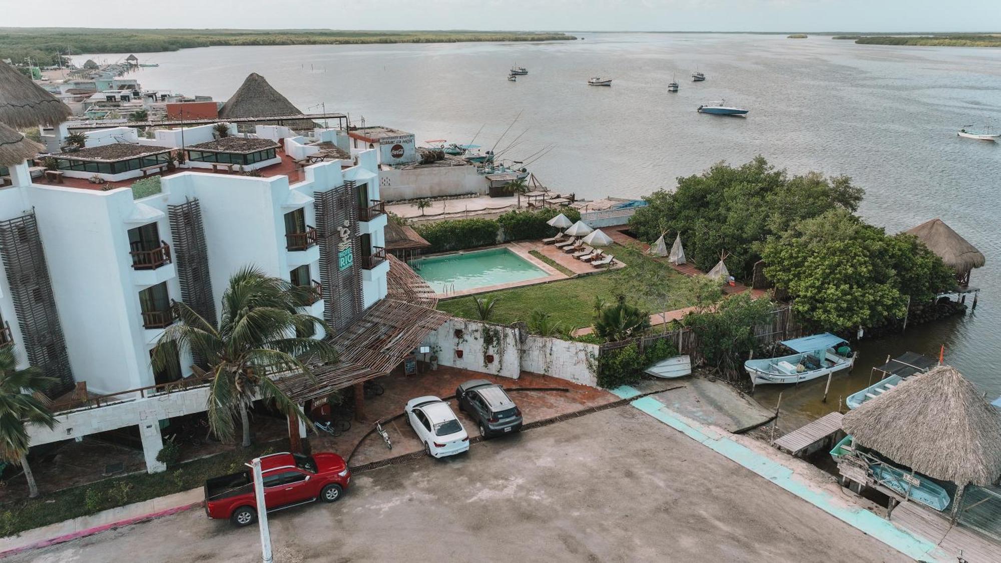 Hotel Rio Lagartos Bagian luar foto